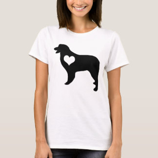 Australian shepherdhjärtaT-tröja T-shirt