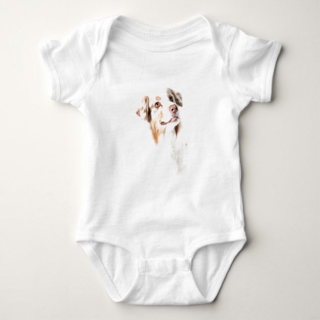 Australian shepherdhund tee shirt (Framsida)