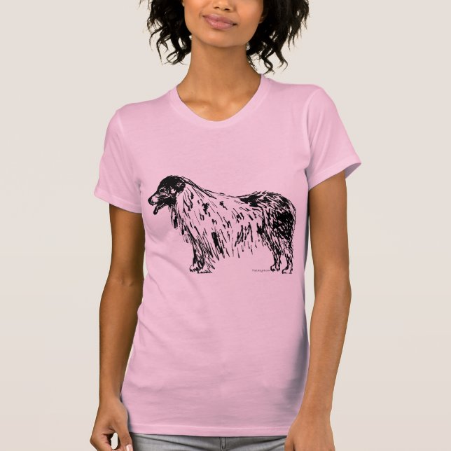 Australian shepherdhund tee shirt (Framsida)