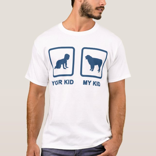 Australian shepherdhund tee shirt (Framsida)