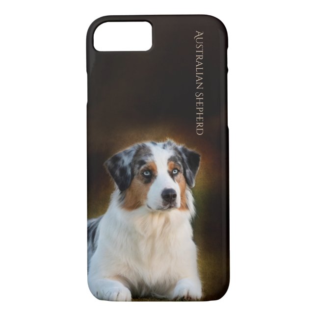 Australian shepherdiphone case Case-Mate iPhone skal (Baksida)