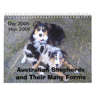 Australian shepherdkalender kalender