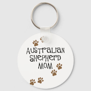 Australian shepherdmamma nyckelring