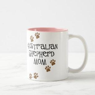 Australian shepherdmamma Två-Tonad mugg