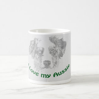 Australian shepherdmugg kaffemugg