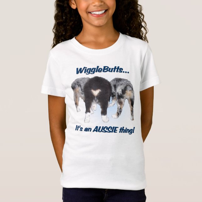 Australian shepherdT-tröja T Shirt (Framsida)