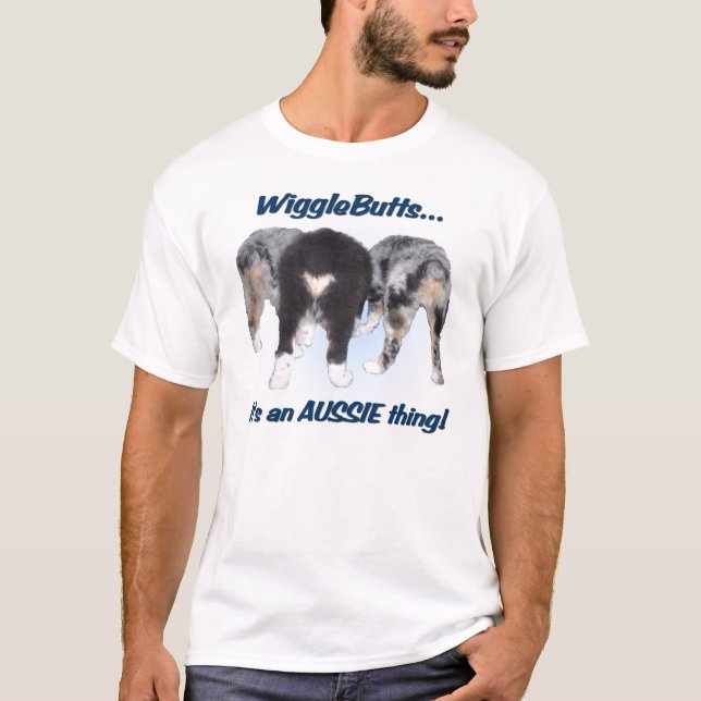 Australian shepherdT-tröja Tee (Framsida)