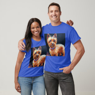 Australian Silky Terrier - Hund Porträtt T Shirt