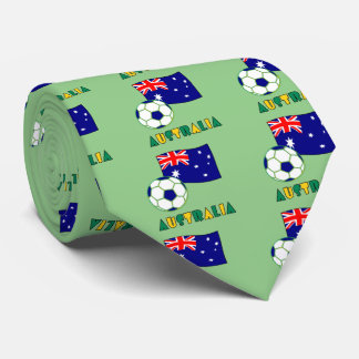 Australian Soccer Ball och Flagga 1 Slips
