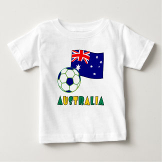 Australian Soccer Ball och Flagga Tröja