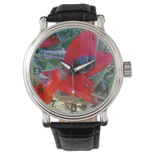 Australian Sturts Desert Pea Armbandsur