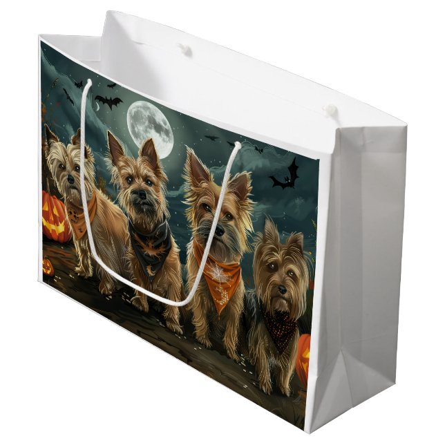 Australian Terrier Halloween Kuslig (Framsidan Vinklad)