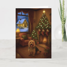 Australian Terrier Holiday Card Helgkort