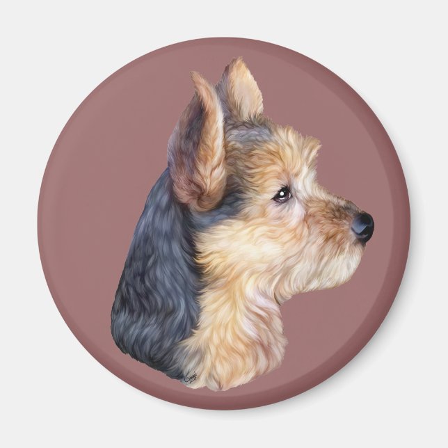 Australian Terrier HS Magnet (Framsidan)