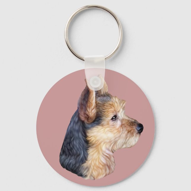 Australian Terrier HS Nyckelring (Framsida)