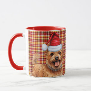 Australian Terrier Hund Helgdag Play-jul Mugg