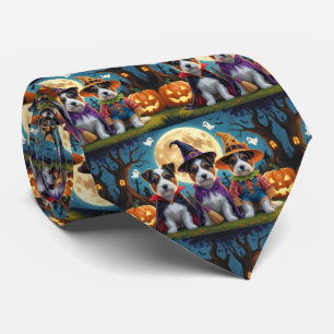 Australian Terrier Hundar Pumpkin Halloween Funny Slips