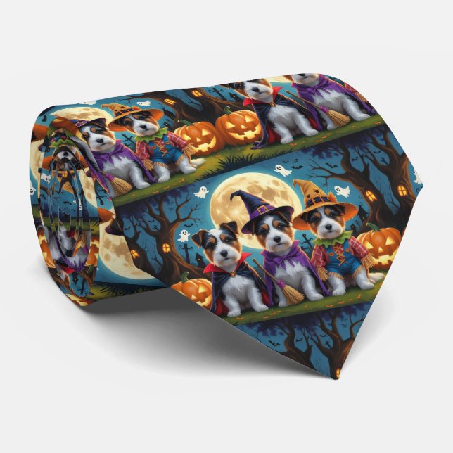 Australian Terrier Hundar Pumpkin Halloween Funny Slips (Rullad)