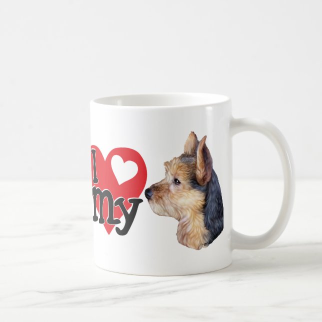 Australian Terrier I (hjärta) min Kaffemugg (Höger)