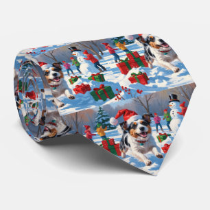 Australian Terrier Jul Festive Snö Scene Slips