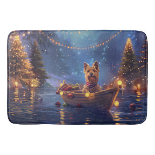 Australian Terrier jul Festive Voyage Badrumsmatta