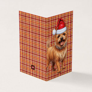 Australian Terrier Jul Hund Helgdag Play Kort