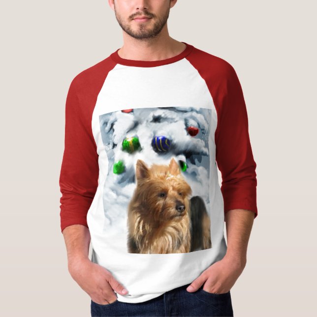 Australian Terrier-julgåvor Tröja (Framsida)