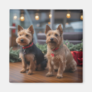 Australian Terrier Julkryssning: Underbar Magnet
