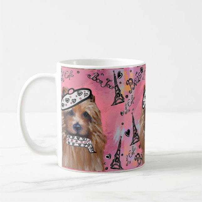 Australian Terrier    Kaffemugg (Vänster)