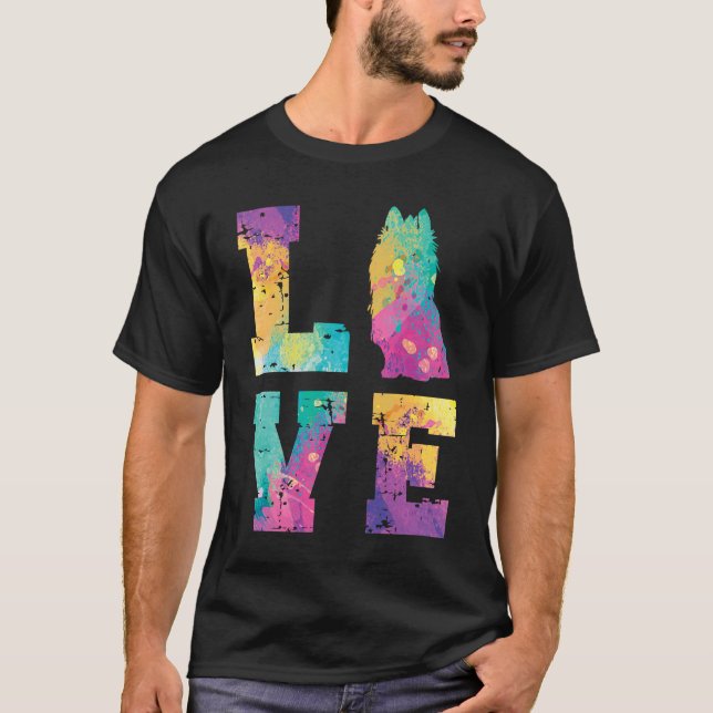 Australian Terrier Love T Shirt (Framsida)