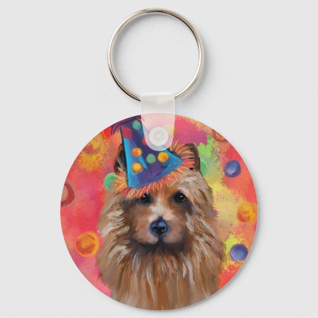 Australian Terrier Nyckelring (Framsida)