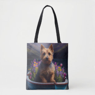 Australian Terrier on Paddle: A Scenia Äventyr Tygkasse
