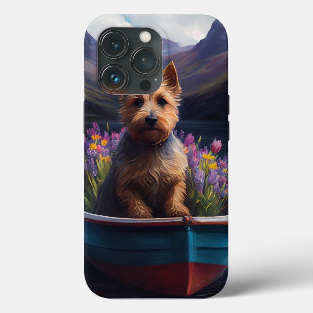 Australian Terrier på paddel: Ett naturskönt ävent (Baksida )