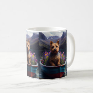Australian Terrier på paddel: Ett naturskönt ävent Kaffemugg