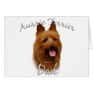 Australian Terrier Pappa 2 Hälsningskort