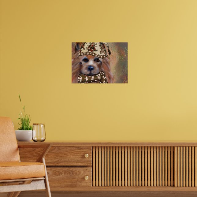 AUSTRALIAN TERRIER POSTER (Vardagsrum 2)
