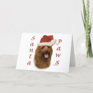 Australian Terrier Santa Tassar Helgkort