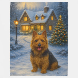 Australian Terrier Semester Fleecefilt
