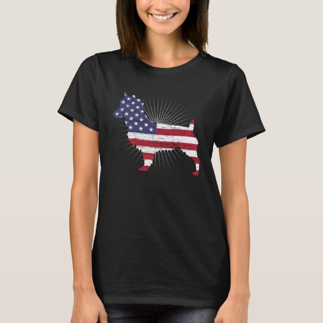 Australian Terrier T Shirt (Framsida)