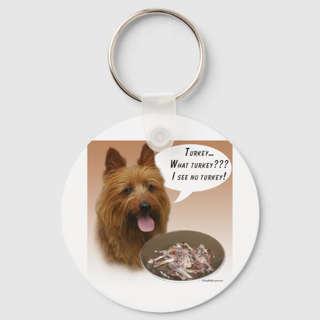 Australian Terrier, Turkiet Nyckelring (Framsida)