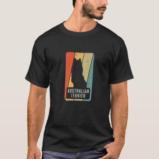 Australian Terrier Vintage Hund Hundar Tass Tassar T Shirt