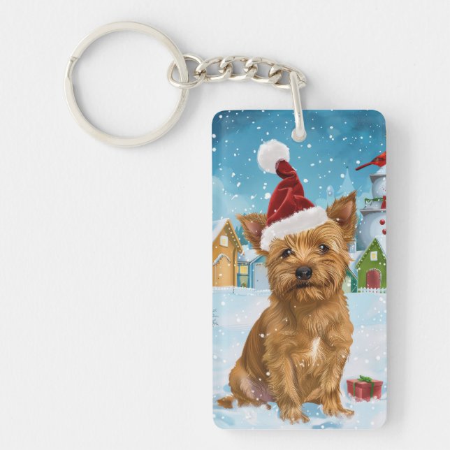 Australian Terrier Vinterundret jul  (Framsidan)