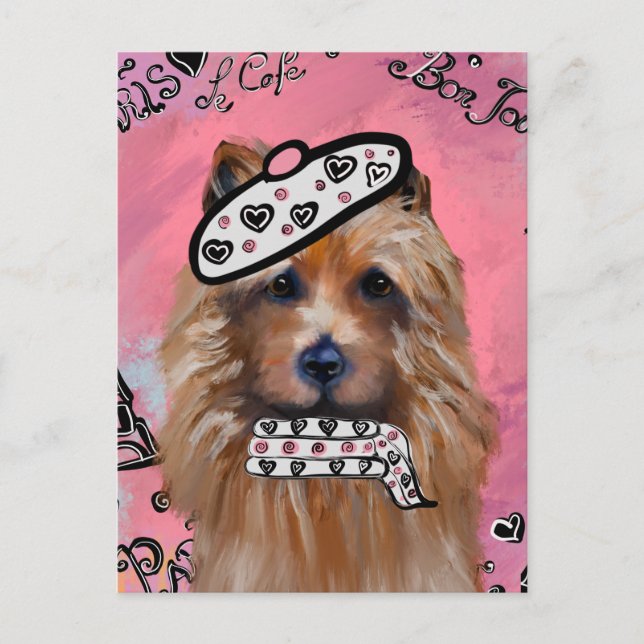 Australian Terrier Vykort (Framsida)