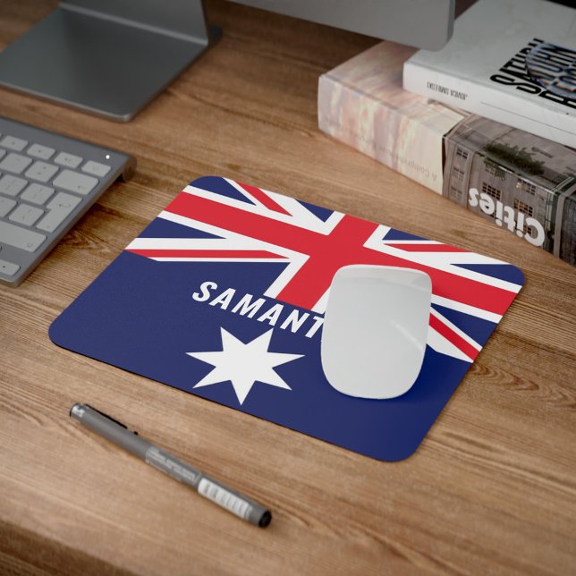 Australian ThLED Personlig Musmatta (Australian Themed Personalized Mouse Pad)