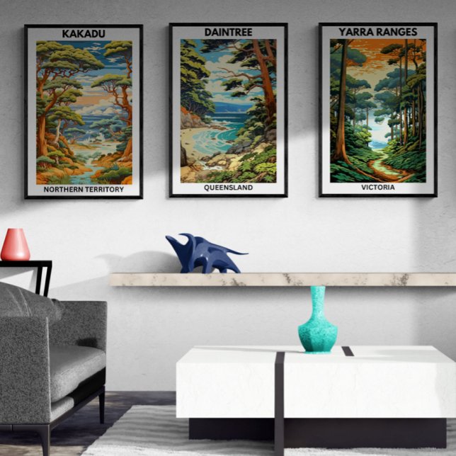 Australian Travel Poster, Daintree, QLD Poster (Skapare uppladdad)