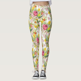 Australian Tropical Summer Leggings
