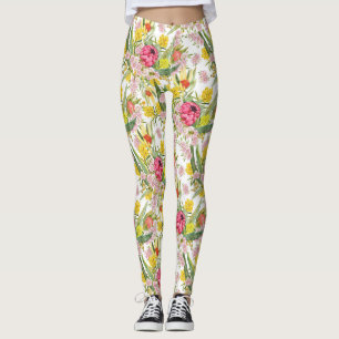 Australian Tropical Summer Leggings