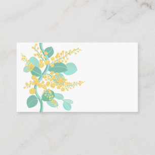Australian Wattle blommars Visitkort