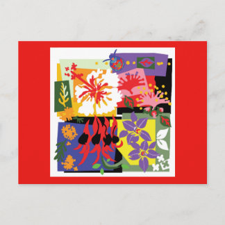 Australian WILDFLOWERS-Blommigt Firande Inbjudan Vykort