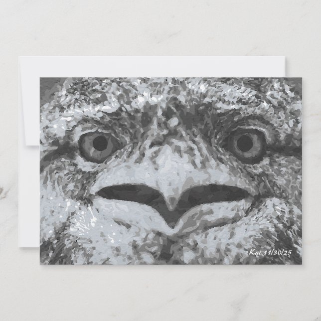 Australian Wildlife, Nature's Curmudgeon, Animal Inbjudningar (Framsida)